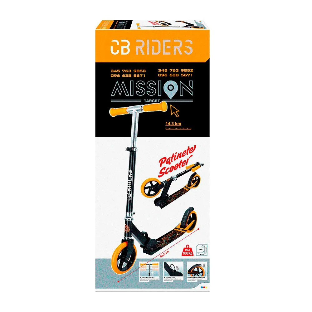 Color Baby Pro-serie Tretroller, Black, One Size
