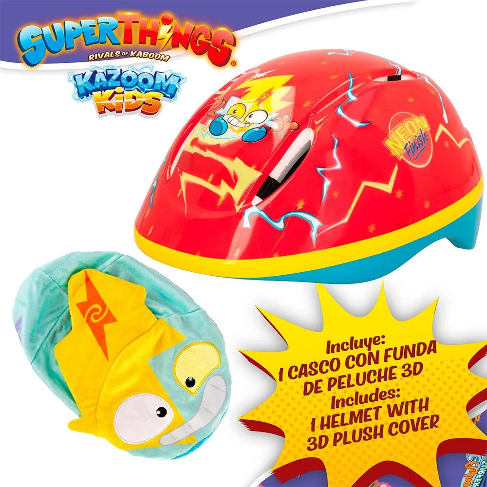 Color Baby Superthings 3d Neon Blast Juniorhelm, Red / green Color Baby Superthings 3d Neon Blast Juniorhelm, Red / green