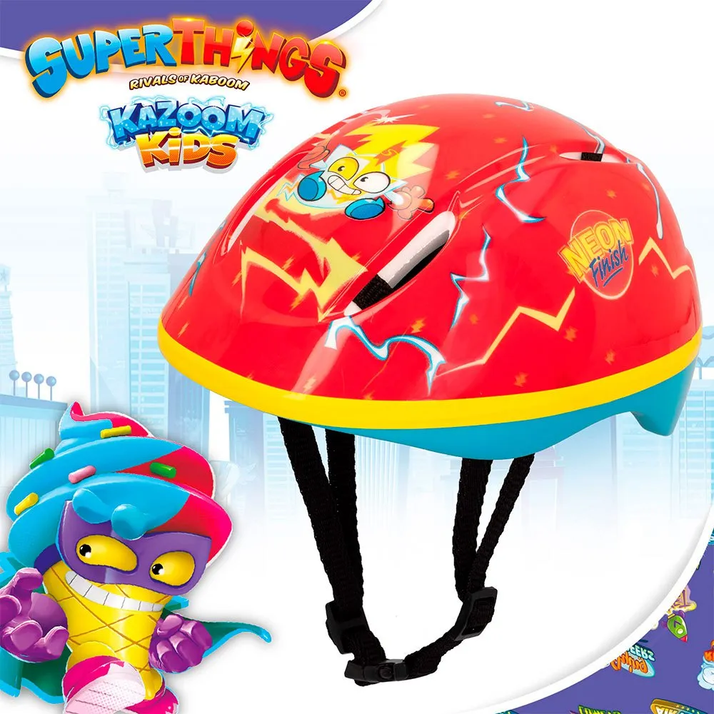 Color Baby Superthings 3d Neon Blast Juniorhelm, Red / green Color Baby Superthings 3d Neon Blast Juniorhelm, Red / green