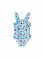 Color Kids Mädchen Badeanzug mit Rüschen Color Kids Mädchen Badeanzug mit Rüschen