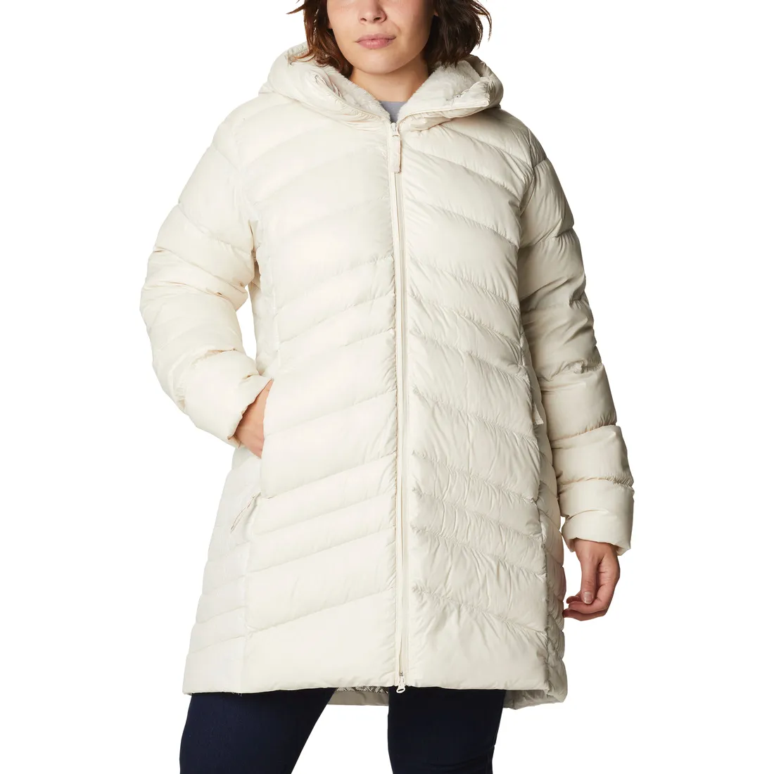 Columbia Autumn Park™ Down Mid Jacke, White Columbia Autumn Park™ Down Mid Jacke, White