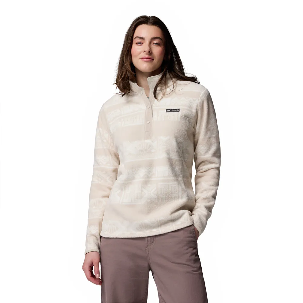 Columbia Benton Springs™ Printed Snap Fleece Mit Halbem Reißverschluss