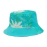 Bright aqua topo palms / bright aqua