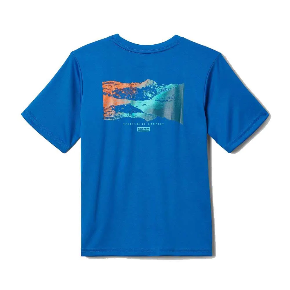 Columbia Grizzly Ridge™ Back Graphic Kurzarm-t-shirt, Bright indigo, 14-16Y Columbia Grizzly Ridge™ Back Graphic Kurzarm-t-shirt, Bright indigo, 14-16Y
