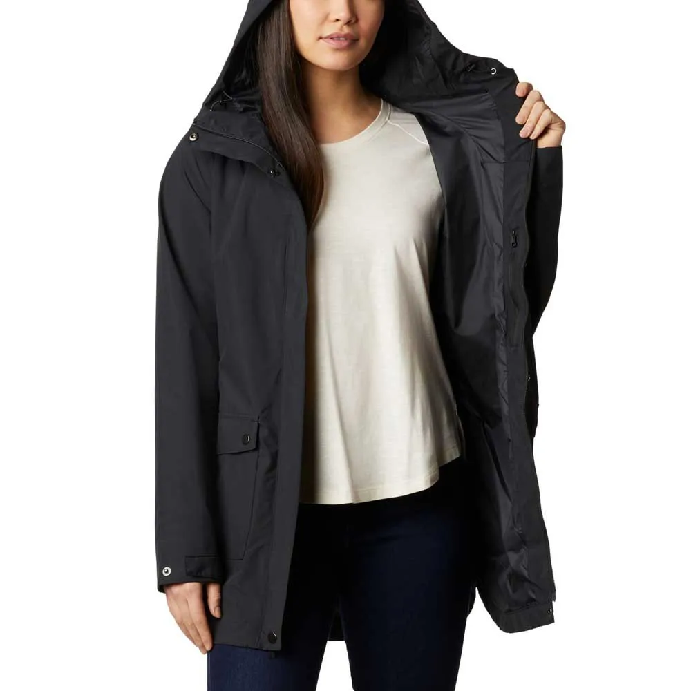 Columbia Here And There Trench Jacke, Black Columbia Here And There Trench Jacke, Black