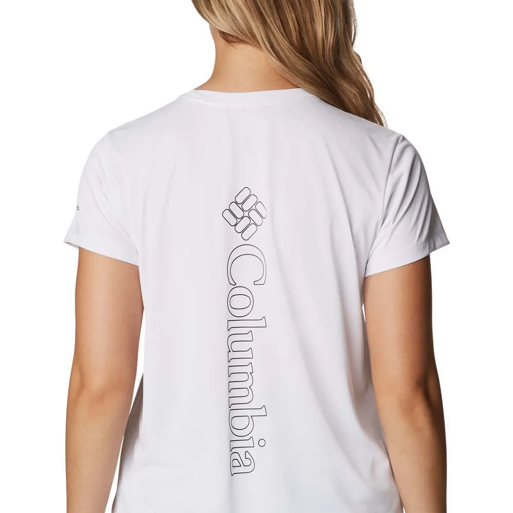 Columbia Hike™ Graphic Kurzarm-t-shirt, White / vertical