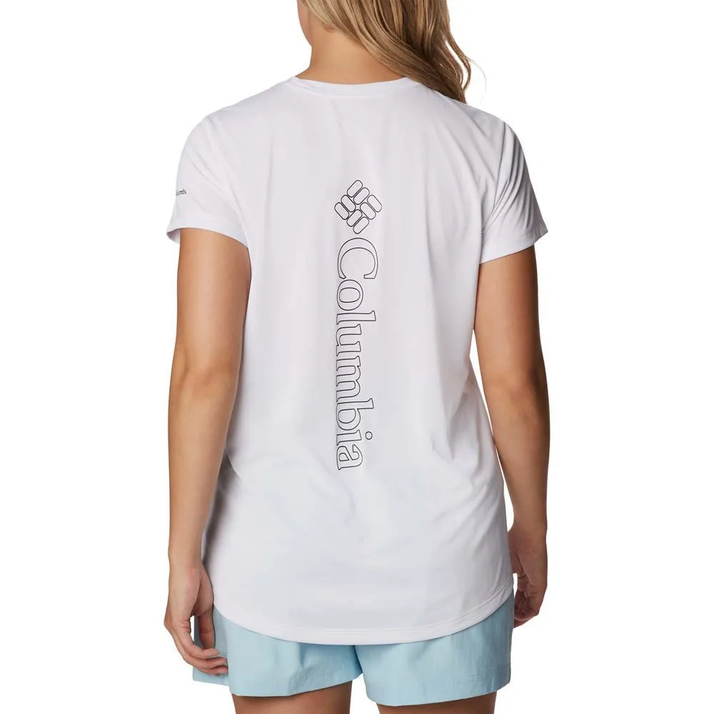Columbia Hike™ Graphic Kurzarm-t-shirt, White / vertical
