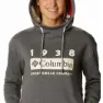 Columbia Lodge Kapuzenpullover, Charcoal heather / botanical print