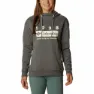 Columbia Lodge Kapuzenpullover, Charcoal heather / botanical print