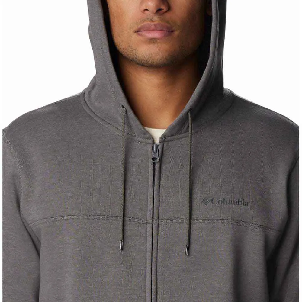 Columbia Logo Reißverschlusspullover Refurbished, City grey heather / branded shadow lo
