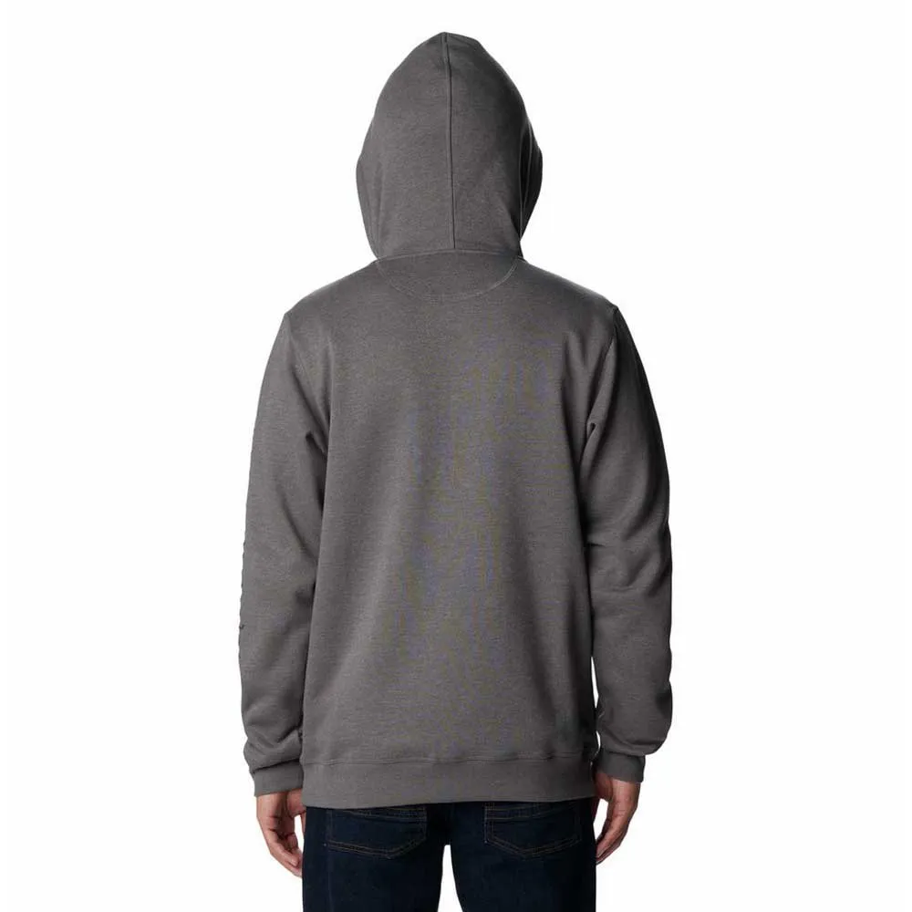 Columbia Logo Reißverschlusspullover Refurbished, City grey heather / branded shadow lo
