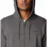 Columbia Logo Reißverschlusspullover Refurbished, City grey heather / branded shadow lo