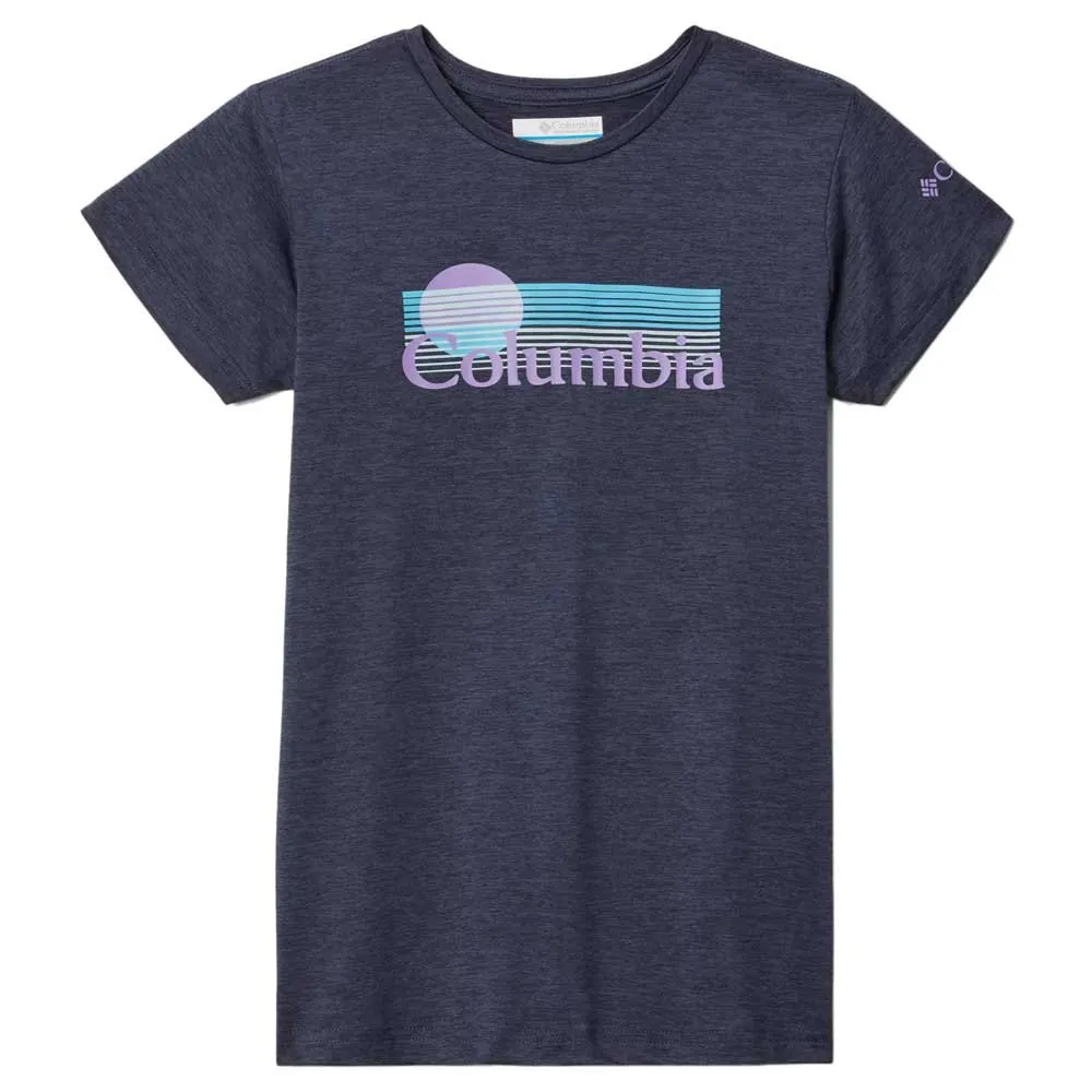 Columbia Mission Peak™ Graphic Kurzarm-t-shirt, Nocturnal hthr, 8Y