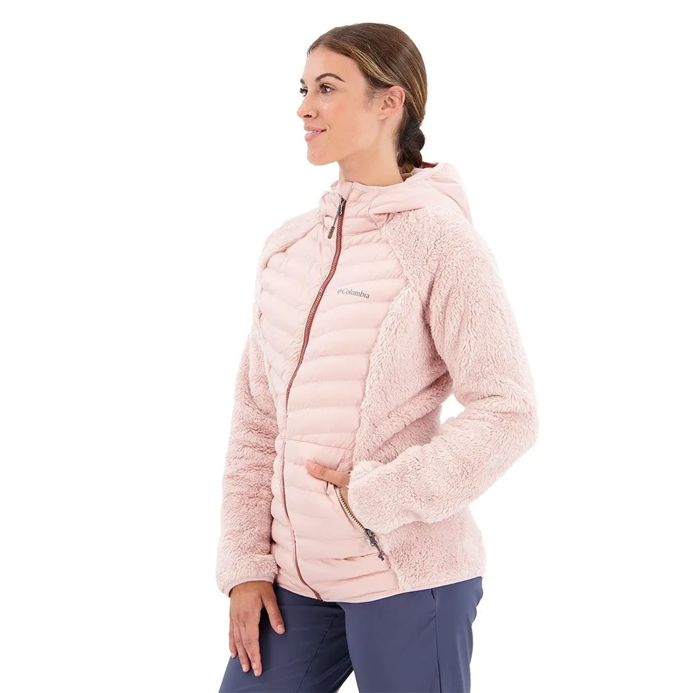 Columbia Powder Lite™ Sherpa Hybrid Fleece Mit Durchgehendem Reißverschluss, Dusty pink Columbia Powder Lite™ Sherpa Hybrid Fleece Mit Durchgehendem Reißverschluss, Dusty pink