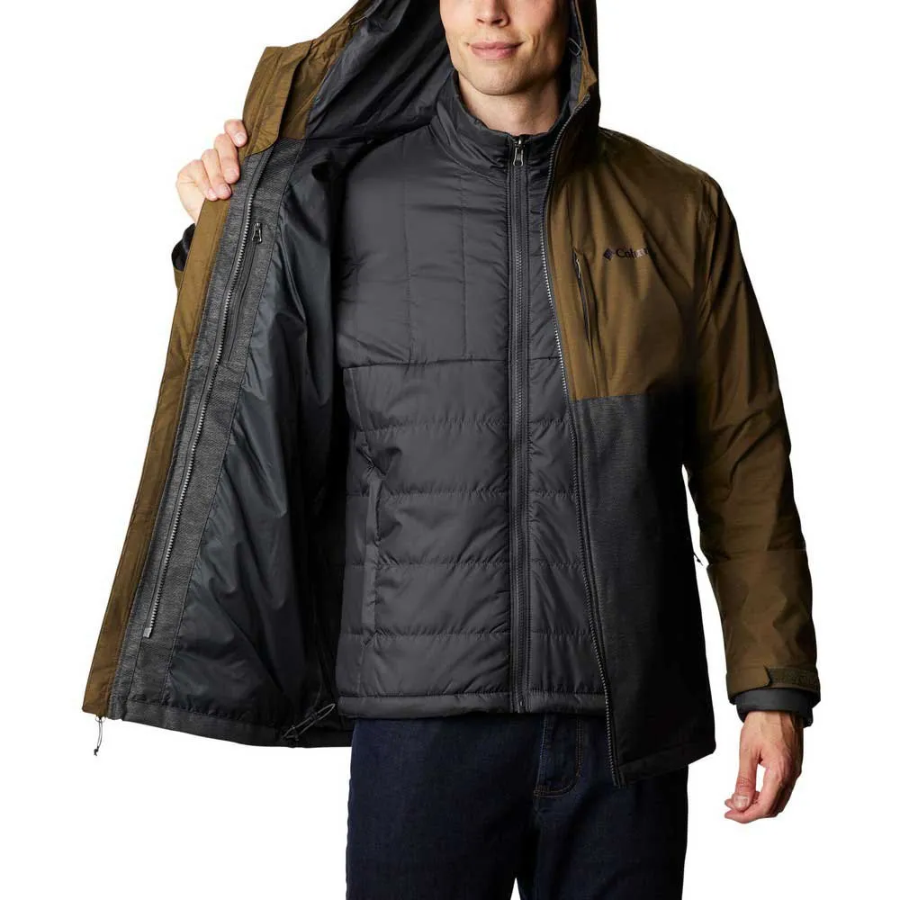 Columbia Ridge Gates Interchange Abnehmbare Jacke, Shark twill / olive green slub