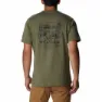 Columbia Rockaway River™ Back Graphic Kurzarm-t-shirt, Stone green / la