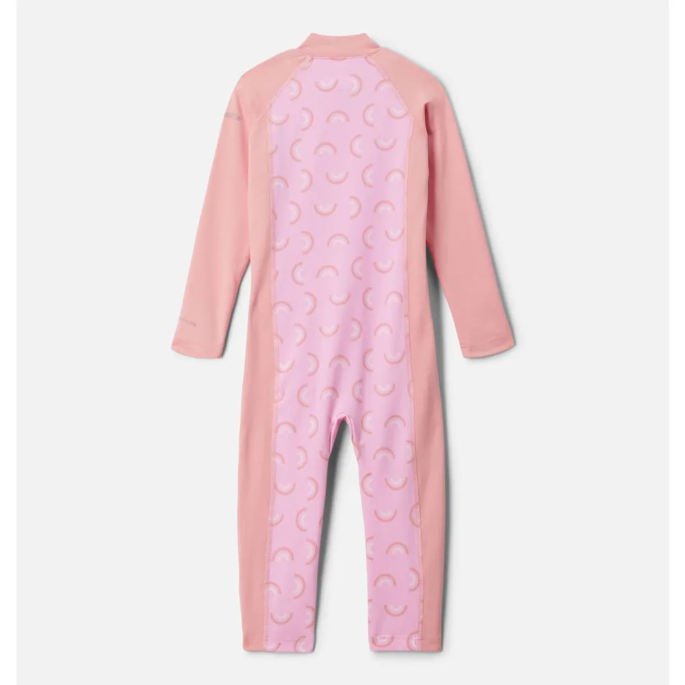 Columbia Sandy Shores™ Ii Uv-schutz Overall Mit Langen Ärmeln Für Kinder, Cosmos rainbowy / salmon rose, 4Y Columbia Sandy Shores™ Ii Uv-schutz Overall Mit Langen Ärmeln Für Kinder, Cosmos rainbowy / salmon rose, 4Y