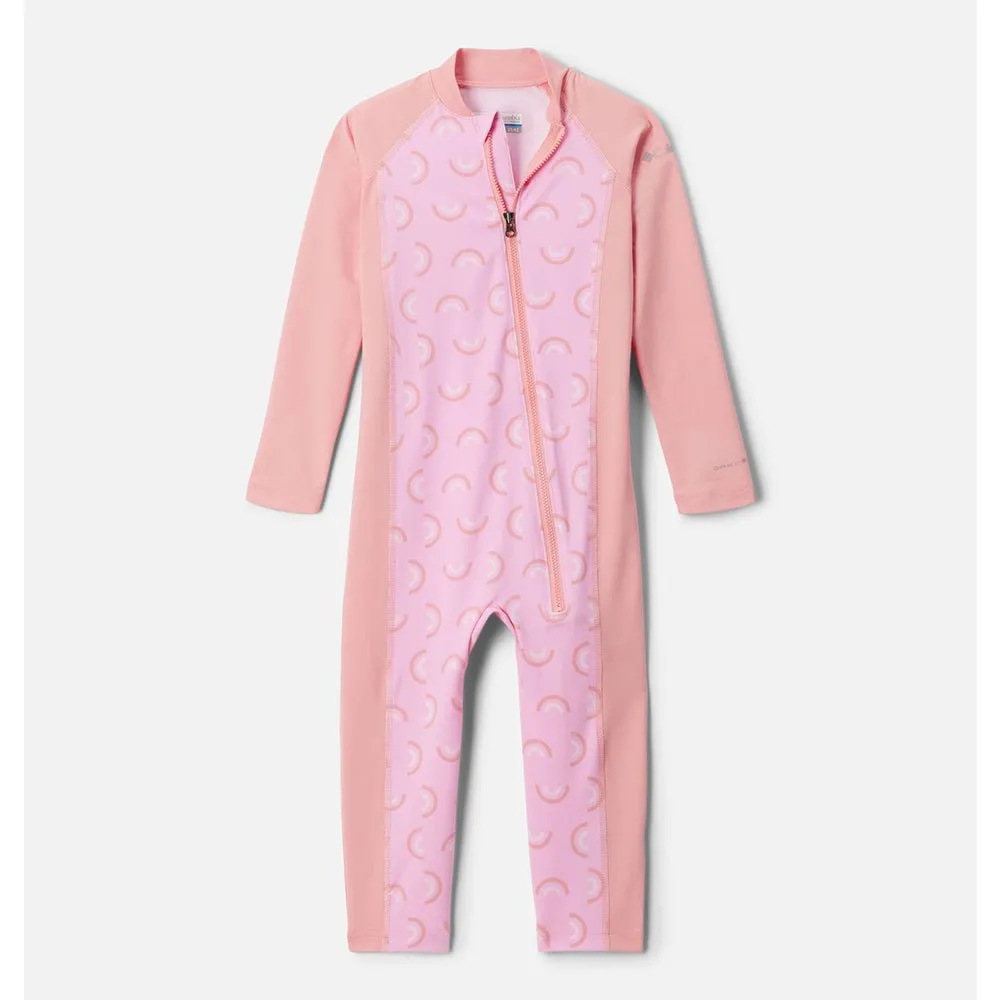Columbia Sandy Shores™ Ii Uv-schutz Overall Mit Langen Ärmeln Für Kinder, Cosmos rainbowy / salmon rose, 4Y Columbia Sandy Shores™ Ii Uv-schutz Overall Mit Langen Ärmeln Für Kinder, Cosmos rainbowy / salmon rose, 4Y