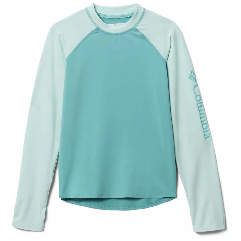 Columbia Sandy Shores Sunguard Langarm-t-shirt, Sea wave / icy morn, 14-16Y