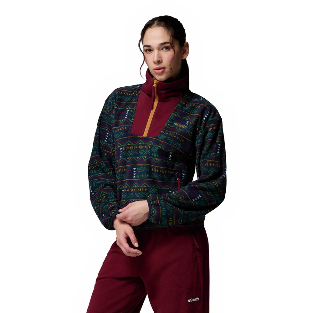 Columbia Sequoia Grove™ Printed Fleece Mit Halbem Reißverschluss