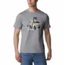 City grey heather / h2o fanatic graphic