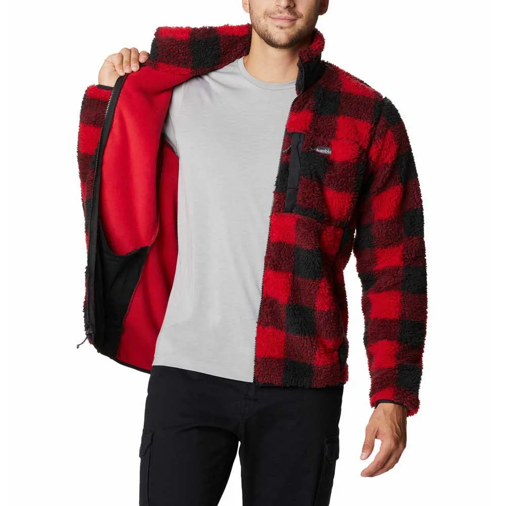 Columbia Winter Pass™ Print Fleece Mit Durchgehendem Reißverschluss, Red Columbia Winter Pass™ Print Fleece Mit Durchgehendem Reißverschluss, Red