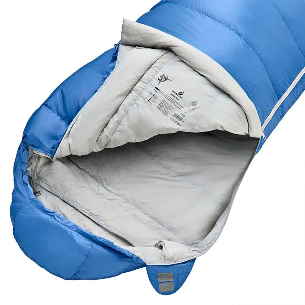 Columbus Pamir 200 Schlafsack, Blue / grey, Right Zipper
