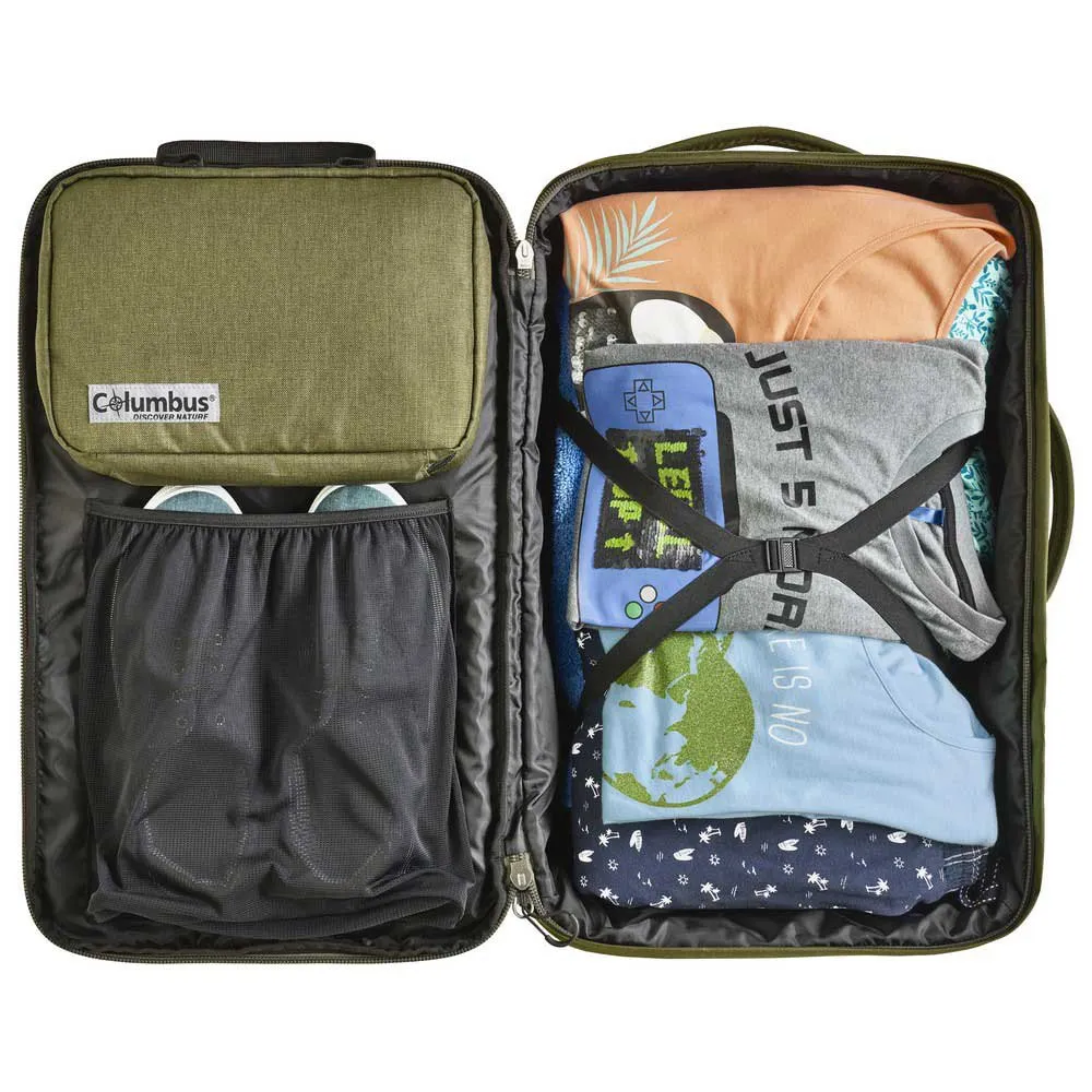 Columbus Travel Backpack Kulturbeutel, Red