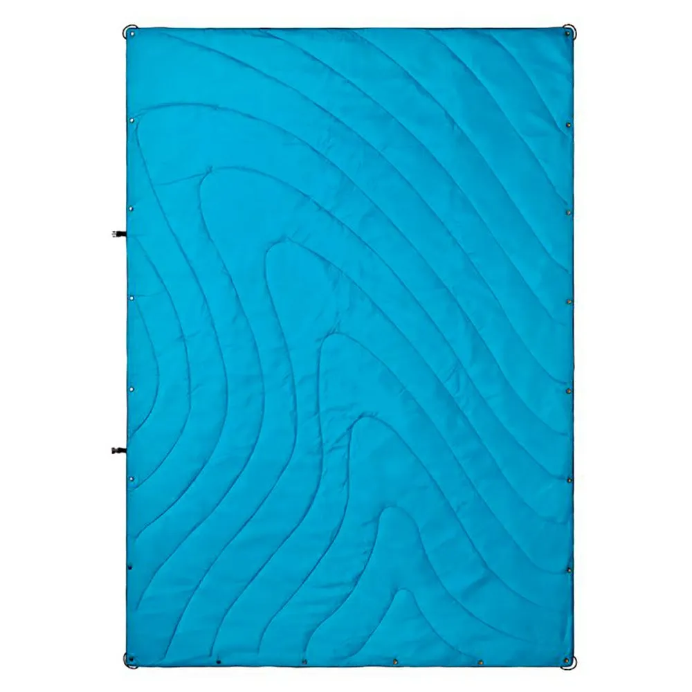 Columbus Waves Decke, Blue Columbus Waves Decke, Blue