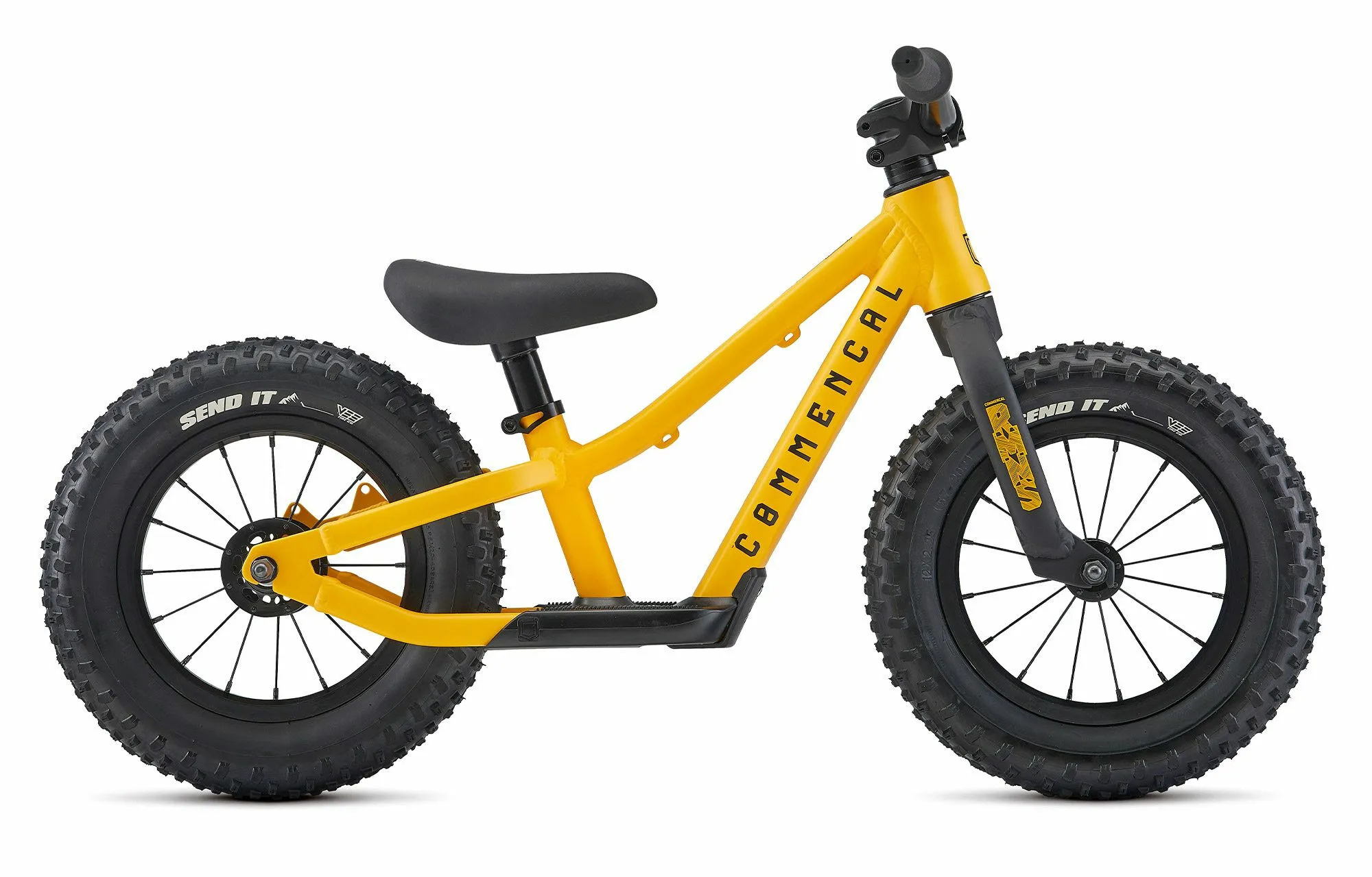 Commencal RAMONES 12 PUSH BIKE OHLINS YELLOW 14" Diamant, Gelb, 12"