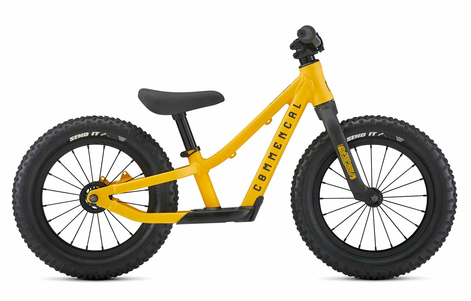 Commencal RAMONES 14 PUSH BIKE OHLINS YELLOW 14" Diamant, Gelb, 14"
