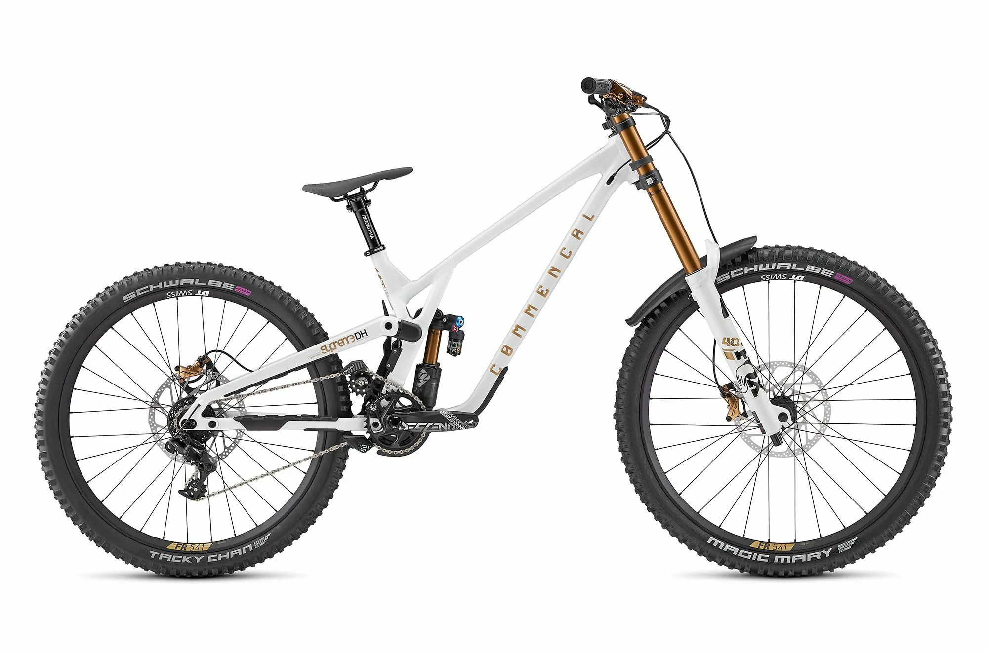 Commencal SUPREME DH V5 SIGNATURE LTD PURE WHITE 29"/27,5" Diamant, Hersteller-pure white, L