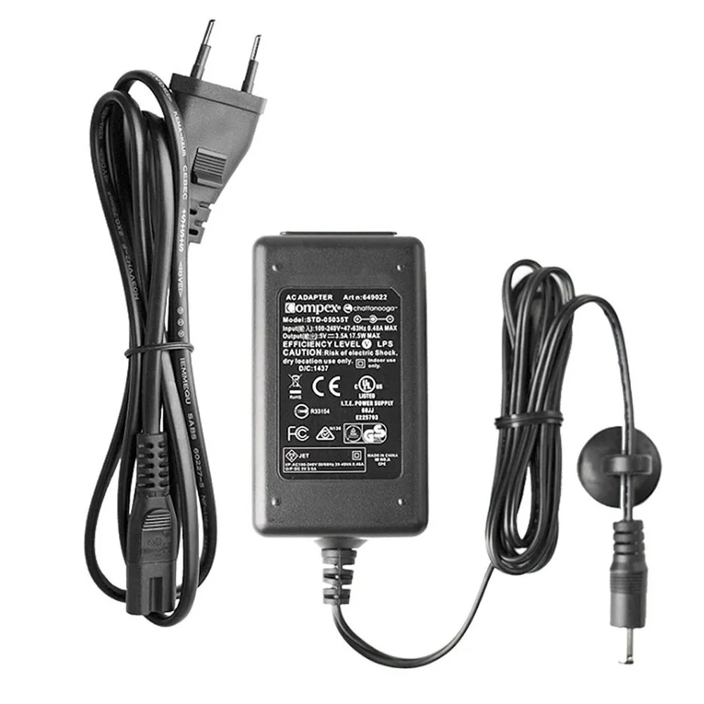 Compex 649022 Kabelloses Ladegerät 3.5a, Black, One Size
