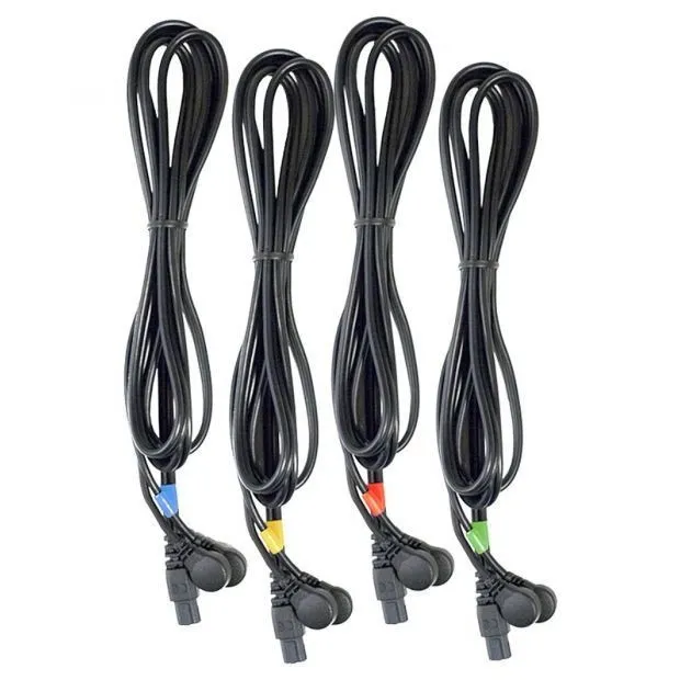 Compex 6p Schnappkabel 4 Einheiten, Black, One Size