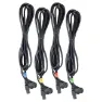 Compex 6p Schnappkabel 4 Einheiten, Black, One Size