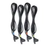 Compex 6pin Schnappkabel 4 Einheiten, Black, One Size
