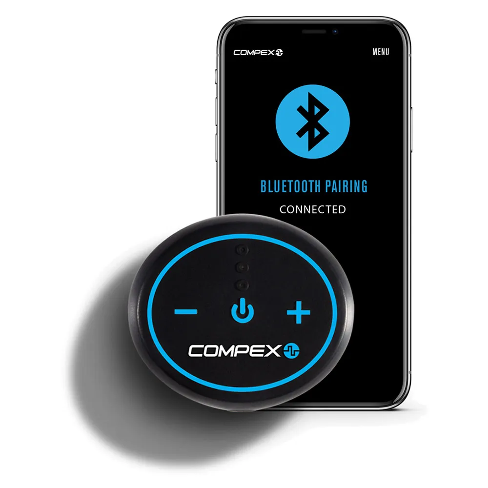 Compex Mini Kabelloser Muskelstimulator Mit Tens, Black, One Size Compex Mini Kabelloser Muskelstimulator Mit Tens, Black, One Size