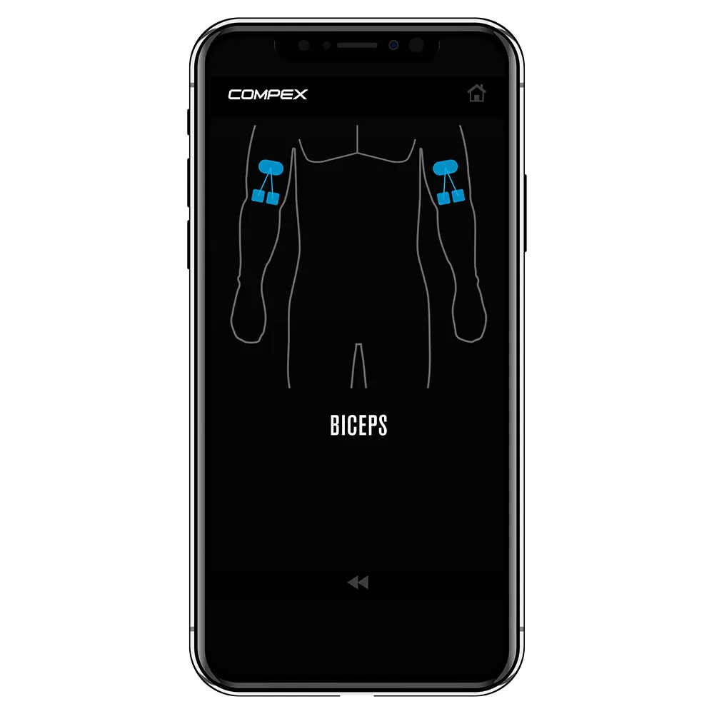 Compex Mini Kabelloser Muskelstimulator Mit Tens, Black, One Size Compex Mini Kabelloser Muskelstimulator Mit Tens, Black, One Size