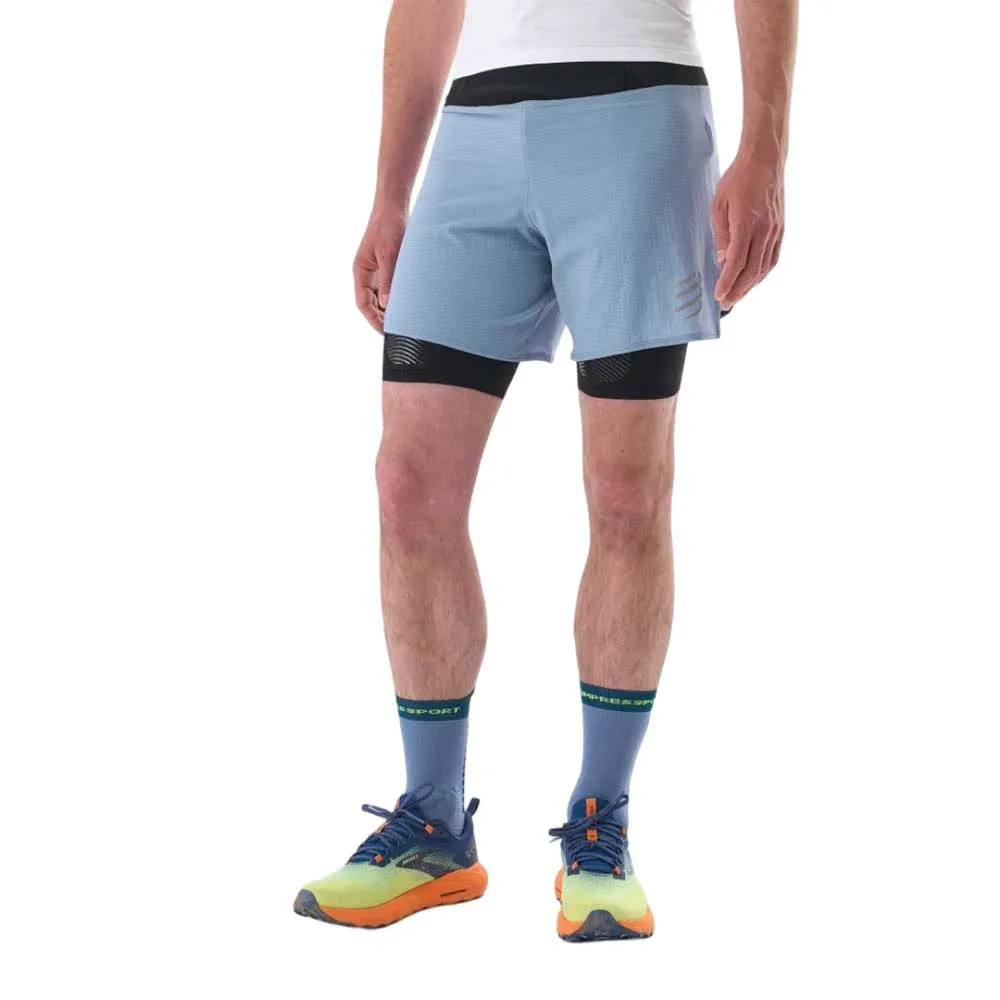 Compressport Ashm373 Kurze Hose male, Denim Compressport Ashm373 Kurze Hose male, Denim