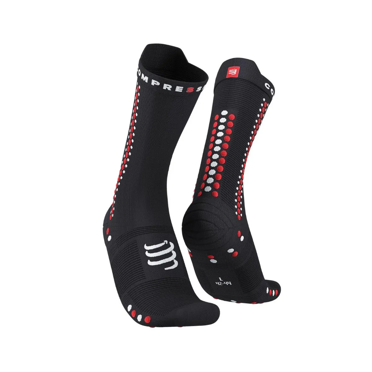 Compressport Pro Racing V4.0 Bike Socken, Schwarz rot Compressport Pro Racing V4.0 Bike Socken, Schwarz rot