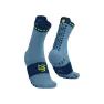 Compressport Pro Racing V4.0 Trail High Socken, Blau gelb