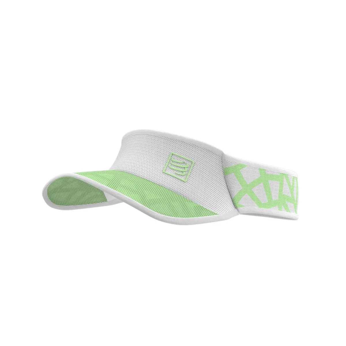 Compressport Spiderweb Ultralight Visier, Grün weiß