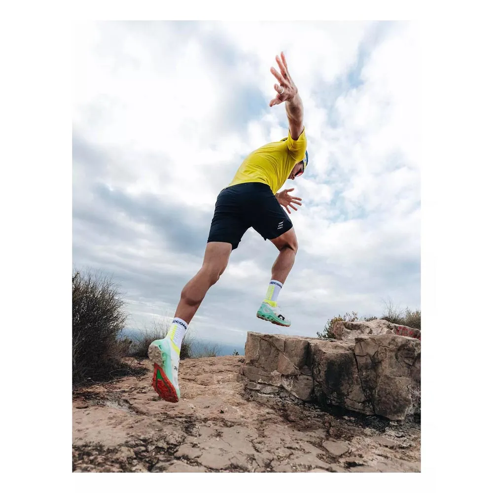 Compressport Sqtu355 Socken male, White / safe yellow