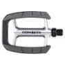 Con-Tec 1boot Pedale, Black / silver, One Size