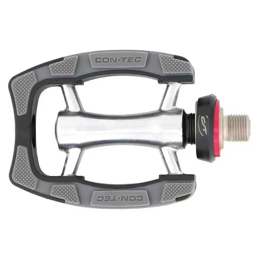 Con-Tec 1trip Qr Pedale, Black / silver, One Size Con-Tec 1trip Qr Pedale, Black / silver, One Size