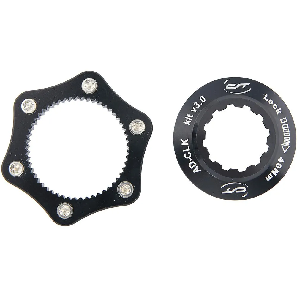 Con-Tec 6b To Center Lock Bremsscheibenadapter Für Fahrrad, Black, One Size Con-Tec 6b To Center Lock Bremsscheibenadapter Für Fahrrad, Black, One Size