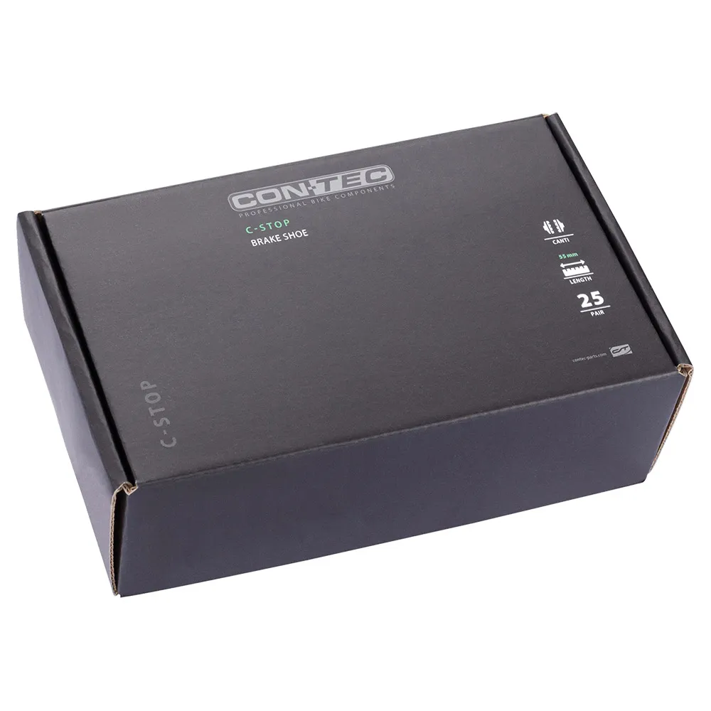 Con-Tec C-stop Medium Compound Felgenbremsbeläge 25 Einheiten, Black, One Size