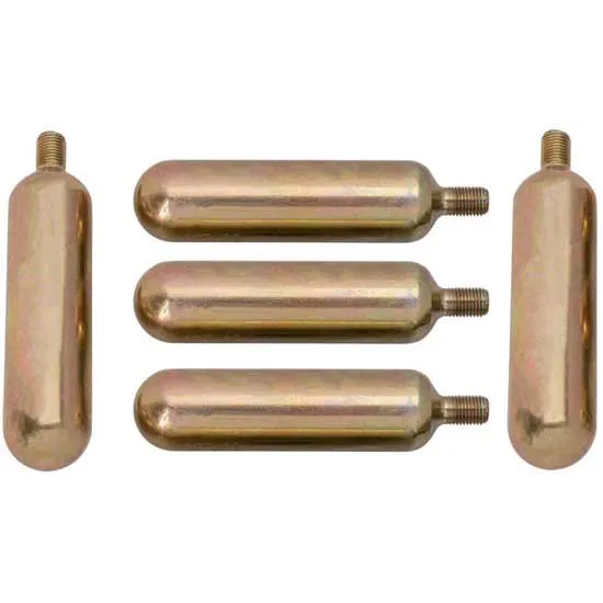 Con-Tec Co2-kartusche 5 Einheiten, Silver, 25g Con-Tec Co2-kartusche 5 Einheiten, Silver, 25g