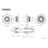 Con-Tec Core Cl Disc Boost Shimano/sram Hg Hinterradnabe, Black, 32H, 12 x 148mm