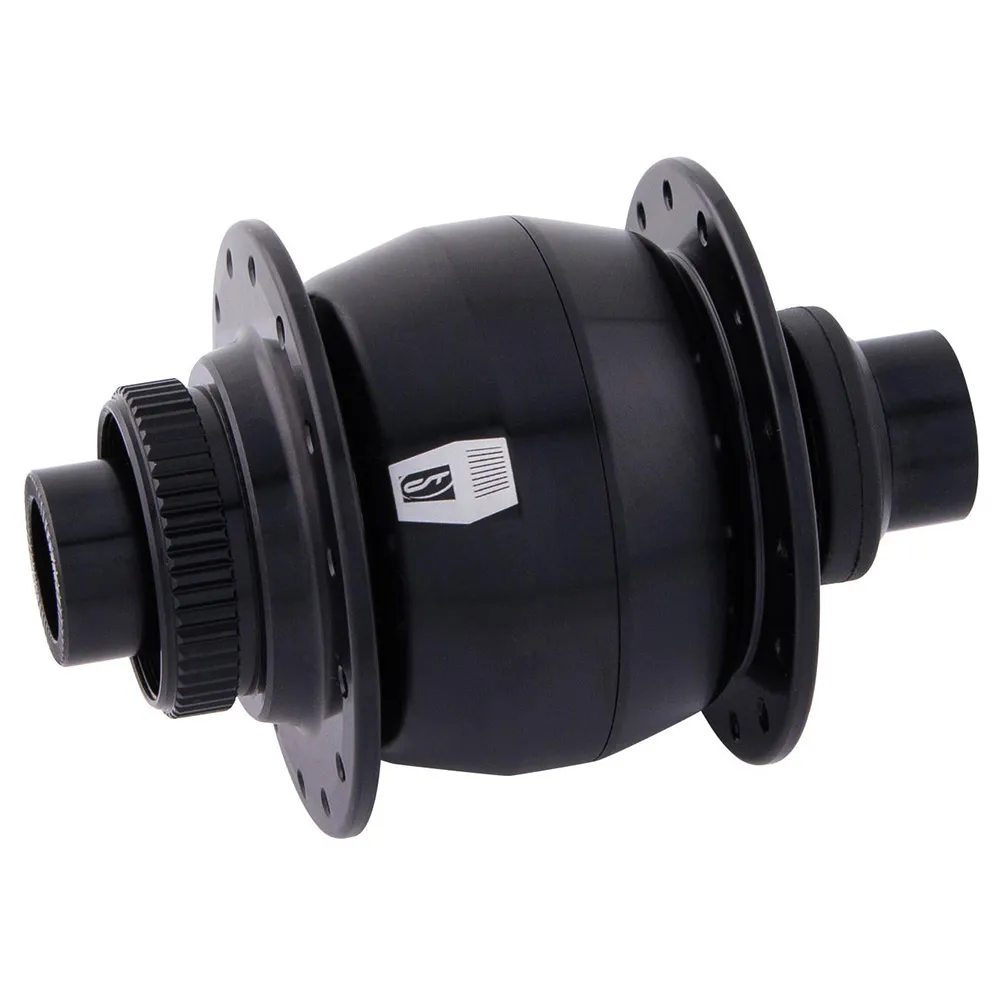 Con-Tec Dynamo Powerhouse Hub 1+ Vorderradnabe, Black, 28H, 100mm Con-Tec Dynamo Powerhouse Hub 1+ Vorderradnabe, Black, 28H, 100mm
